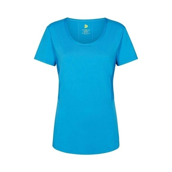 Pure Lime Women's Medium Tee Moisture Wicking Blue NWT - Picture 1 of 2
